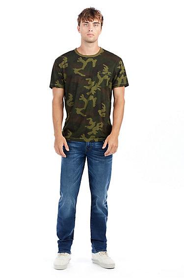 Mens 32 Inseam Geno Slim Jean | Indigo Lake | Size 30 | True Religion