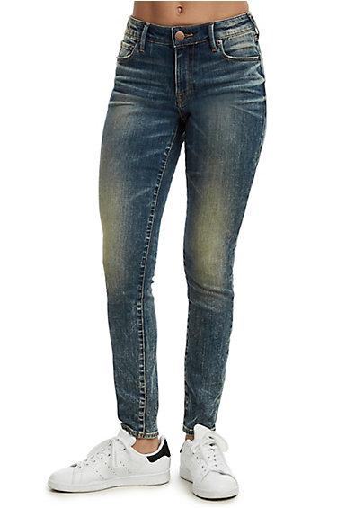 Jennie Curvy Womens Skinny Jean | Bio Blue | Size 25 | True Religion