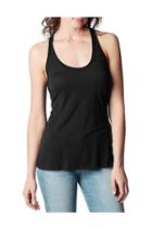 Twisted Racerback Womens Tank Top | Black | Size X Small | True Religion