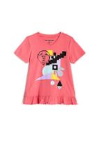 Toddler/little Kids Geometric Tee | Coral Red | Size 2t | True Religion