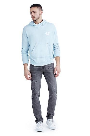 Mens Core Pullover Hoodie | Monsoon | Size Large | True Religion