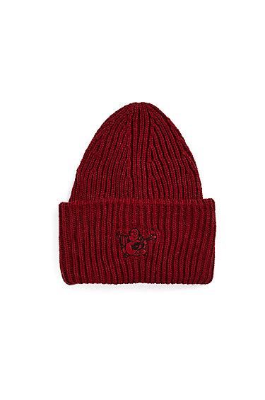 Mens Buddha Logo Beanie | Ruby Red | True Religion