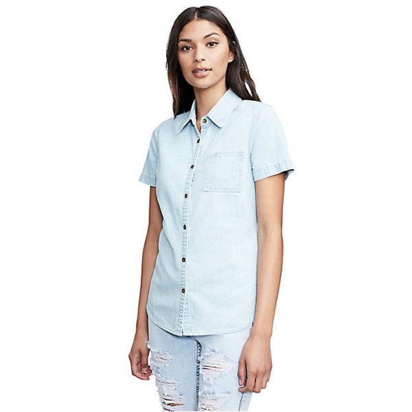 Women's Denim Button Down Shirt | Sunrise | Size Small | True Religion