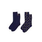 Tr Logo Socks Pack Of 2 | Navy/curry | True Religion