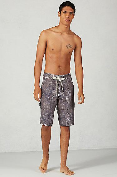 True Religion Andrew Big T Mens Boardshort - Indigo