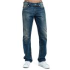 Men's Straight Fit Multi Stitch Jean | Chrome Blue | Size 30 | True Religion