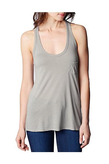 True Religion Twisted Racerback Womens Tank - Griffin