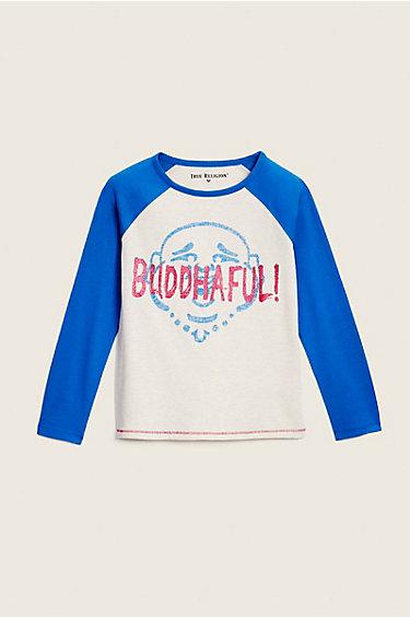 True Toddler/little Kids Raglan | Oatmeal Heather  | Size 6 | True Religion