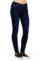 Women's Curvy Skinny Fit Crystal Pocket Jean | Lonestar | Size 23 | True Religion