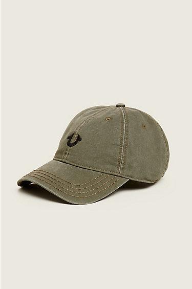 Core Logo Baseball Cap | Burnt Olive | True Religion