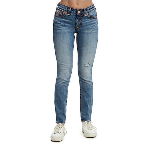 Jennie Super T Womens Jean | Costa Blue | Size 25 | True Religion