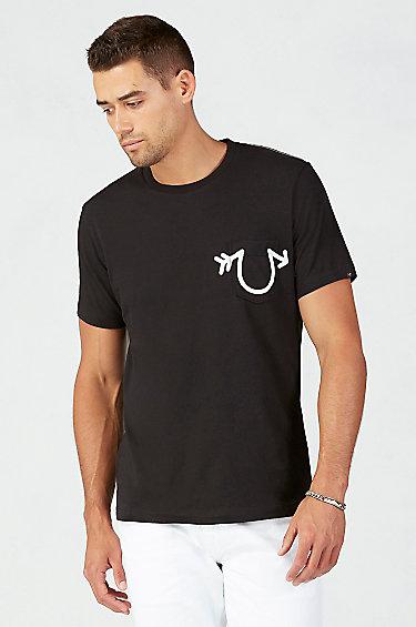 True Religion Arrow Graphic Mens T-shirt - Black