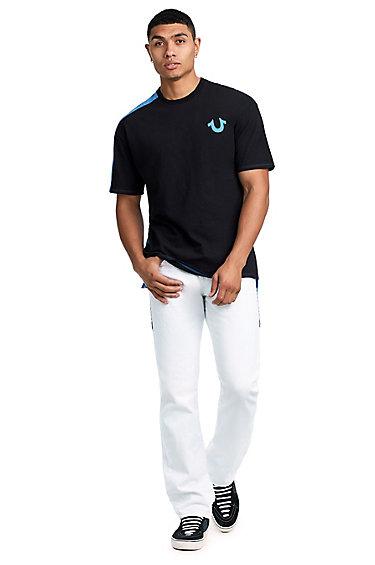 Void Tactics Mens Two Tone Buddha Tee | Anthrazit | Size Small | True Religion
