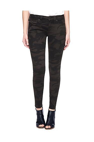 True Religion Womens Camo Pant - Black