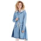 Womens Long Jacket | Blue Adventure | Size Small | True Religion