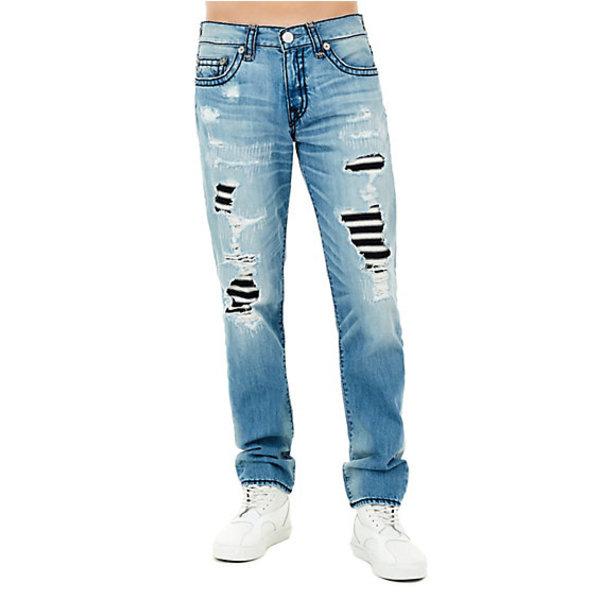 Geno Slim Mens Super T Jean | Patch Works | Size 29 | True Religion
