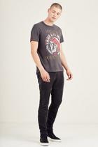 Slim Cuffed Moto Mens Sweatpants | Black | Size Medium | True Religion