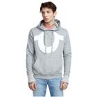 Horseshoe Mens Pullover Hoodie | Grey Marl | Size Large | True Religion
