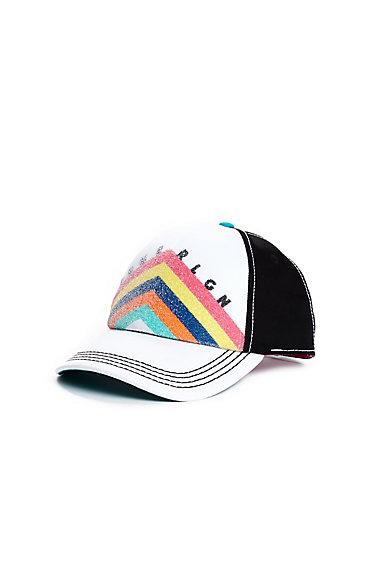Youth Rainbow Caviar Cap | White  | True Religion