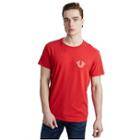 Double Puff Mens Tee | Ruby Red | Size Small | True Religion