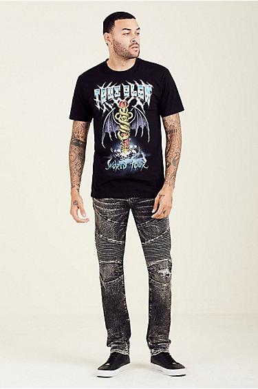 Concert Mens Tee | Black | Size Large | True Religion