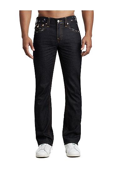 Men's Straight Fit Jean | Inglorious With Color Seam | Size 30 | True Religion