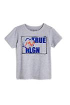 Big Kids Logo Tee | Heather Grey | Size Small | True Religion