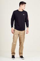 Mens Modern Cargo Pant | Muse Dark Brown | Size 28 | True Religion