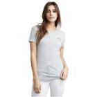 Floral Crew Neck Womens Tee | Heather Grey | Size Small | True Religion