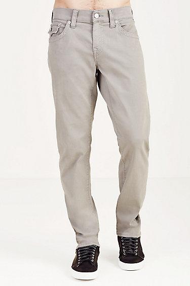 True Religion Geno Slim Twill Mens Pant - Grey
