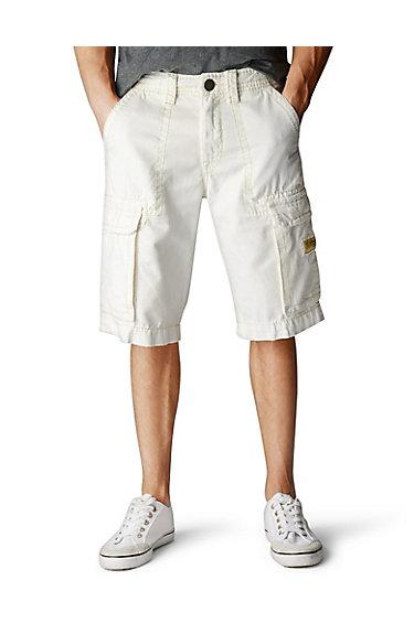 True Religion Isaac Overdye Mens Cargo Short - White