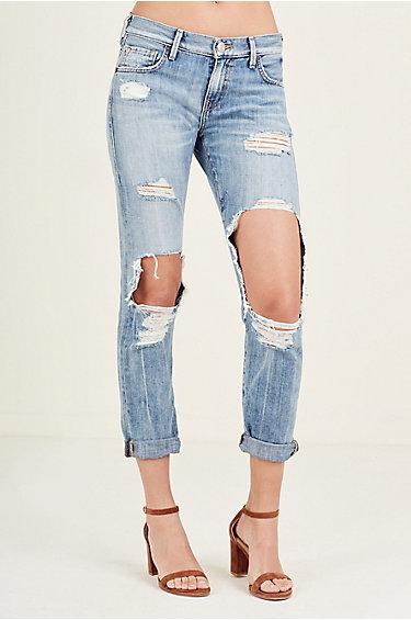 Cameron Boyfriend Womens Jean | Bad Girl | Size 27 | True Religion
