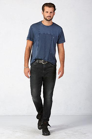 True Religion Mick Skinny Black Renegade Mens Jean - Dark Decay