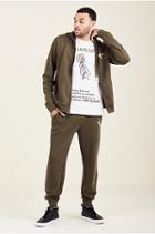 Metallic Double Puff Cuffed Mens Sweatpant | Military Green  | Size Small | True Religion