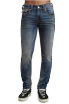 Men's Skinny Fit Old Multi Big T Jean | Desert Sand | Size 27 | True Religion
