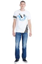 Elongated Sport Mens Tee | White  | Size X Small | True Religion