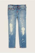 Toddler/little Kids Geno Super T Jean | Demolished | Size 7 | True Religion