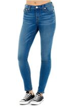Women's Super Skinny High Rise Jean | Shallow Blue | Size 23 | True Religion