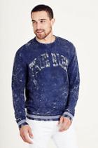 True Religion Logo Crew Neck Mens Sweatshirt - True Navy