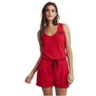 Women's Horseshoe Active Romper | Ruby Red | Size Small | True Religion
