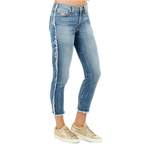 Colette Hi Rise Tapered Womens Skinny Jean | Two Faced Fade | Size 24 | True Religion