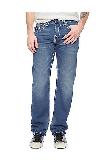 True Religion Ricky Straight Super T Mens Jean - Cobalt Nights