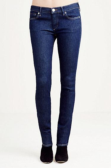 True Religion Casey Super Skinny Womens Jean - Enzyme Rinse