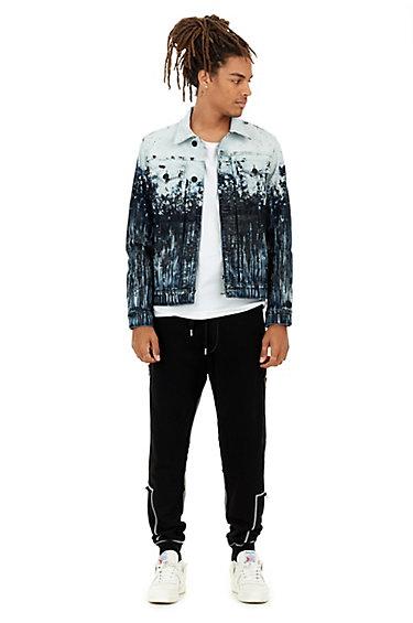 Dylan Renegade Mens Jacket | Dark Cosmic | Size X Small | True Religion