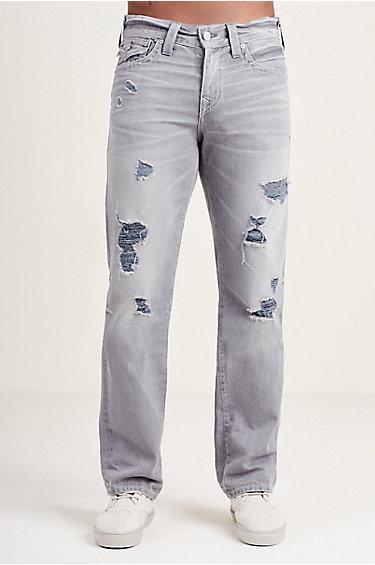 Ricky Straight Mens Jean | Worn Tin | Size 34 | True Religion