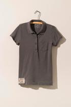 True Religion Short Sleeve Womens Polo Shirt - Black