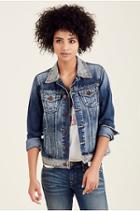 Sunrise Womens Denim Jacket | Elements | Size Xx Small | True Religion