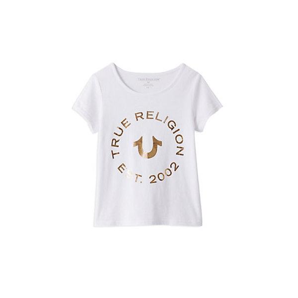 Logo Toddler/little Kids Tee | White | Size 4 | True Religion