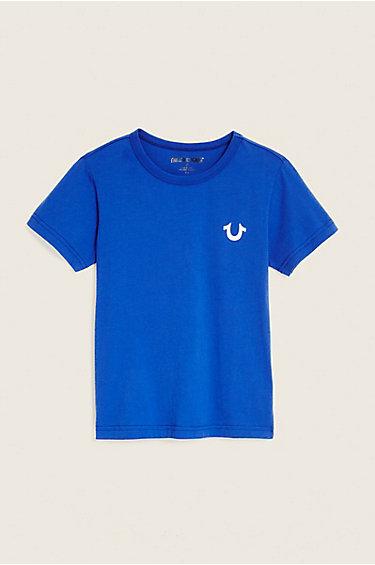 Toddler/little Kids Branded Buddha Tee | Bright Blue | Size 5 | True Religion