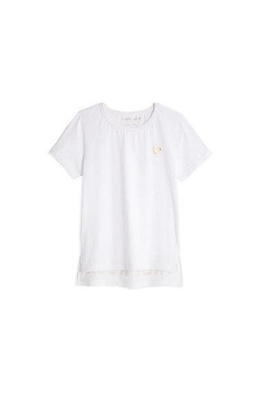 Hi Low Kids Tee | White  | Size Small | True Religion